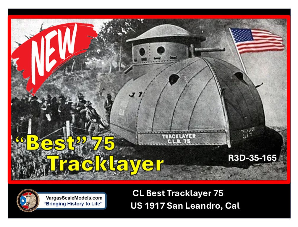 1/35 US Best-75 Tracklayer tractor-tank 1916
