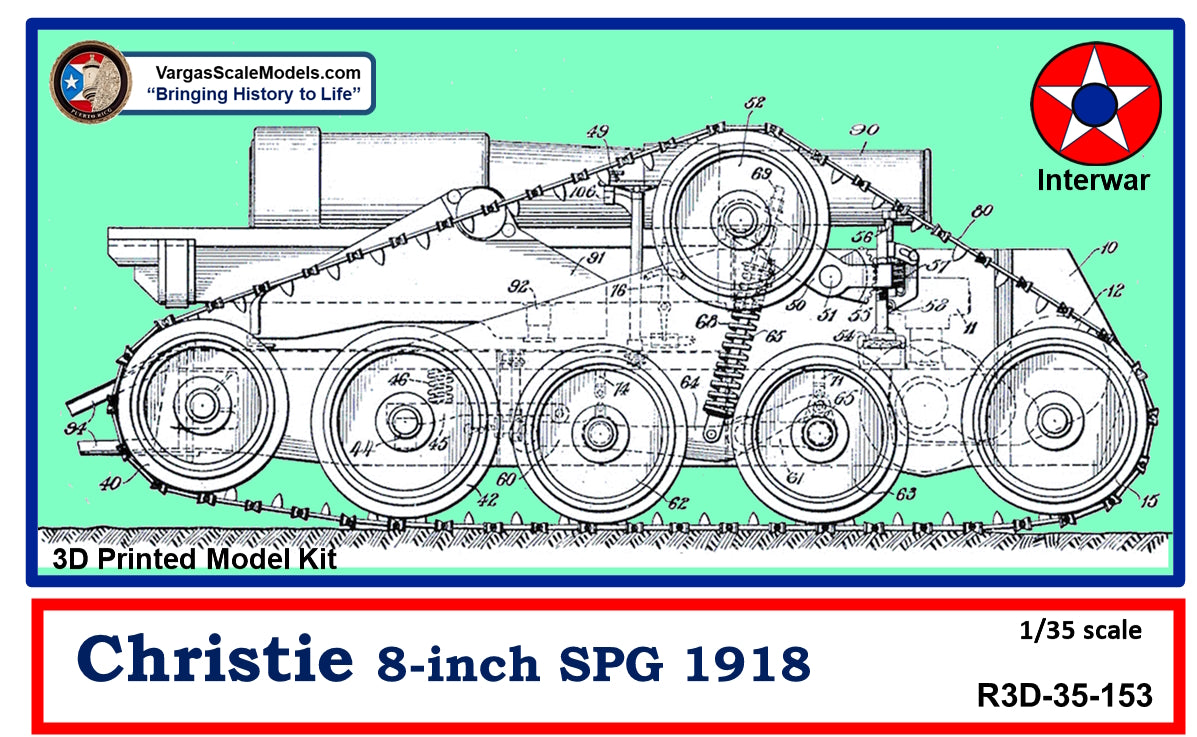 1/35 Christie 8-inch SPG ( 8-inch howitzer )