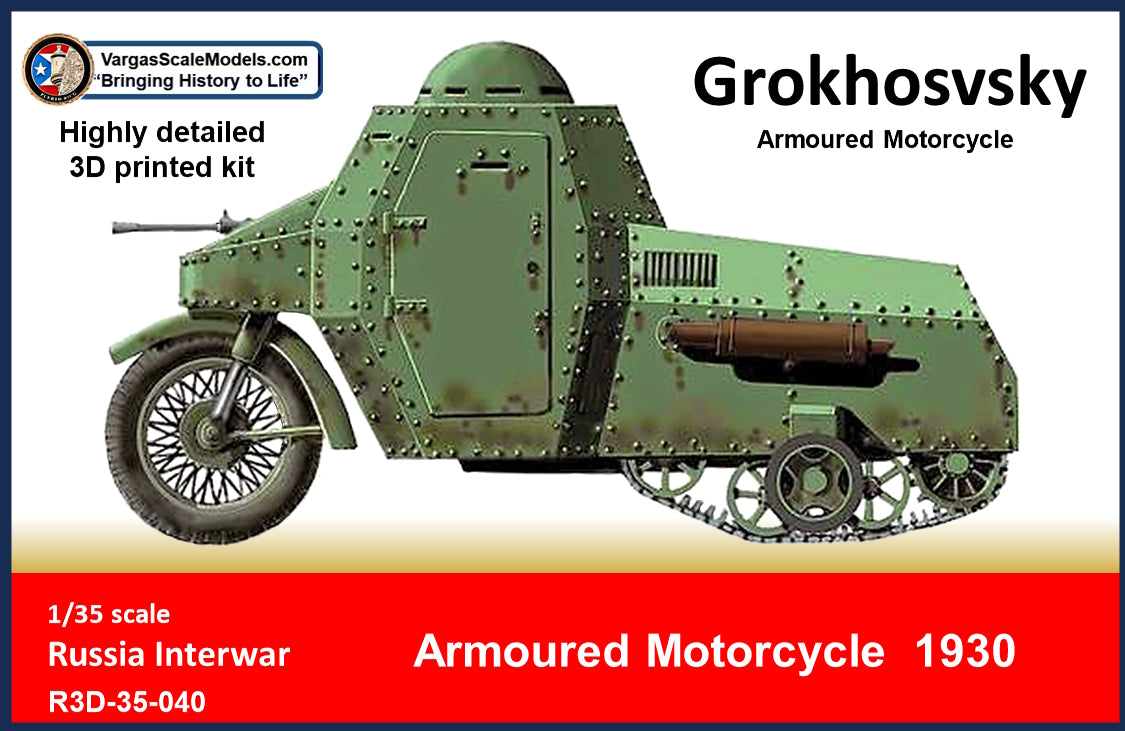 1/35 Grokhovsky Russian Armoured Motorcycle -1930
