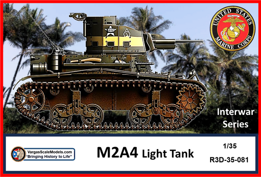 1/35 US M2A24 Light Tank Guadalcanal Interwar Series