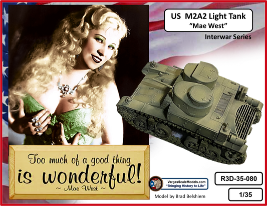 1/35 US M2A2 Mae West Light Tank  Interwar Series