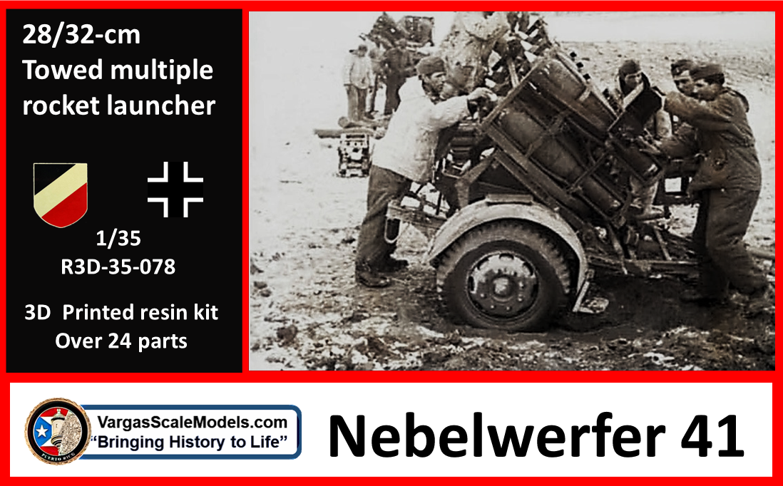 1/35 Nebelwerfer-41 Towed German Rocket Launcher