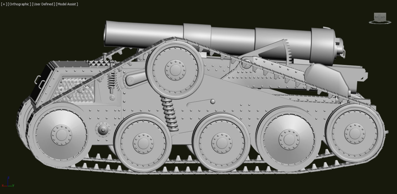 1/35 Christie 8-inch SPG ( 8-inch howitzer )