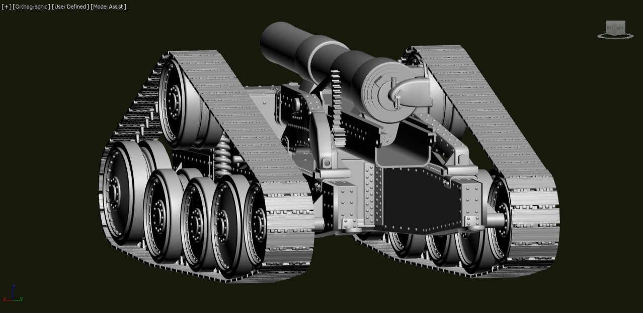 1/35 Christie 8-inch SPG ( 8-inch howitzer )