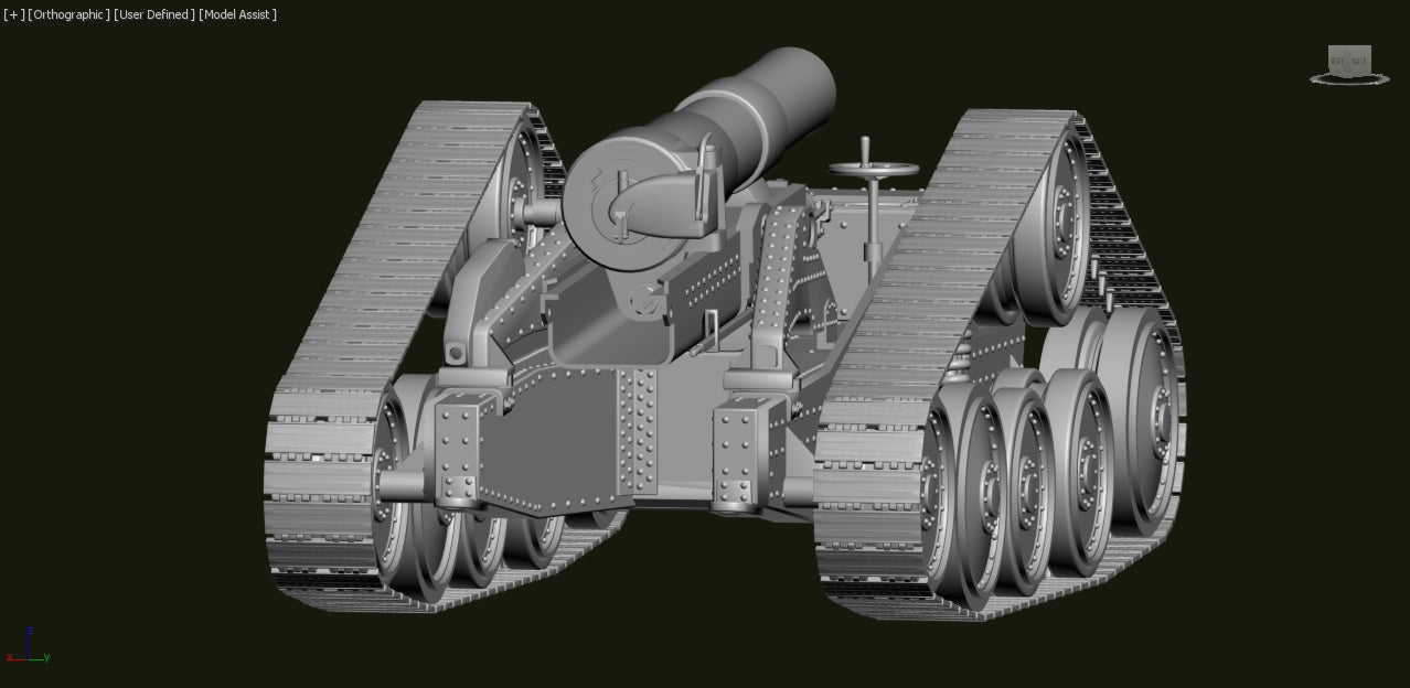 1/35 Christie 8-inch SPG ( 8-inch howitzer )