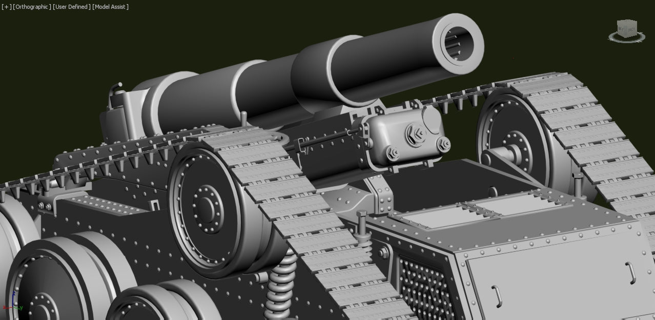 1/35 Christie 8-inch SPG ( 8-inch howitzer )