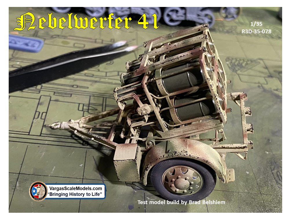 1/35 Nebelwerfer-41 Towed German Rocket Launcher