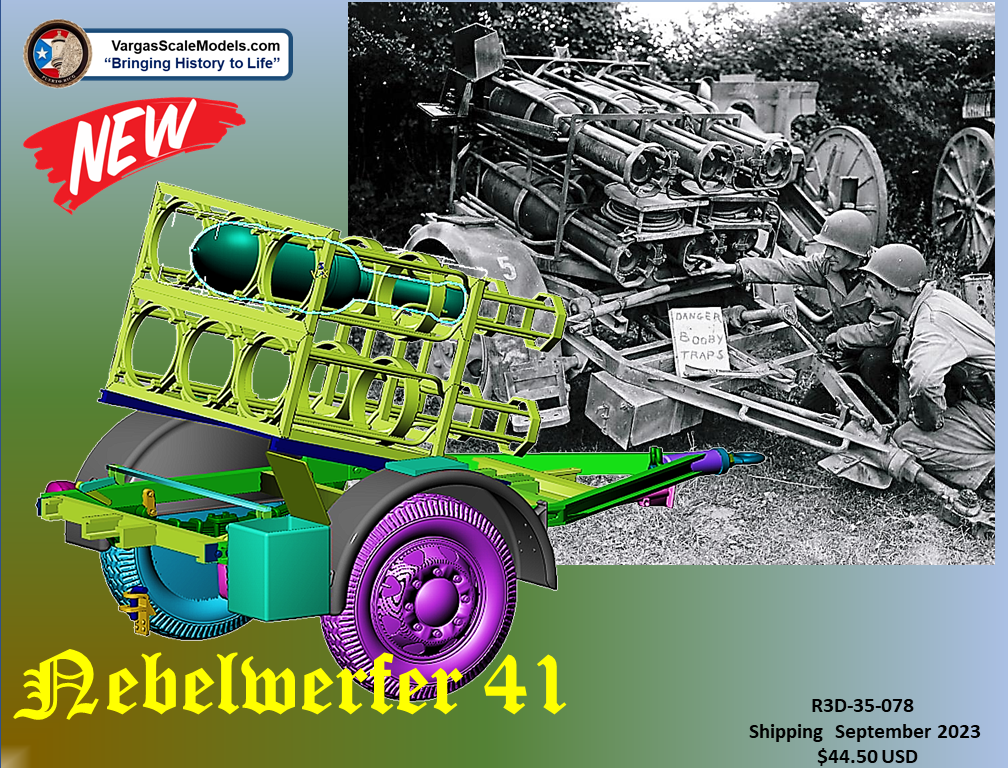 1/35 Nebelwerfer-41 Towed German Rocket Launcher