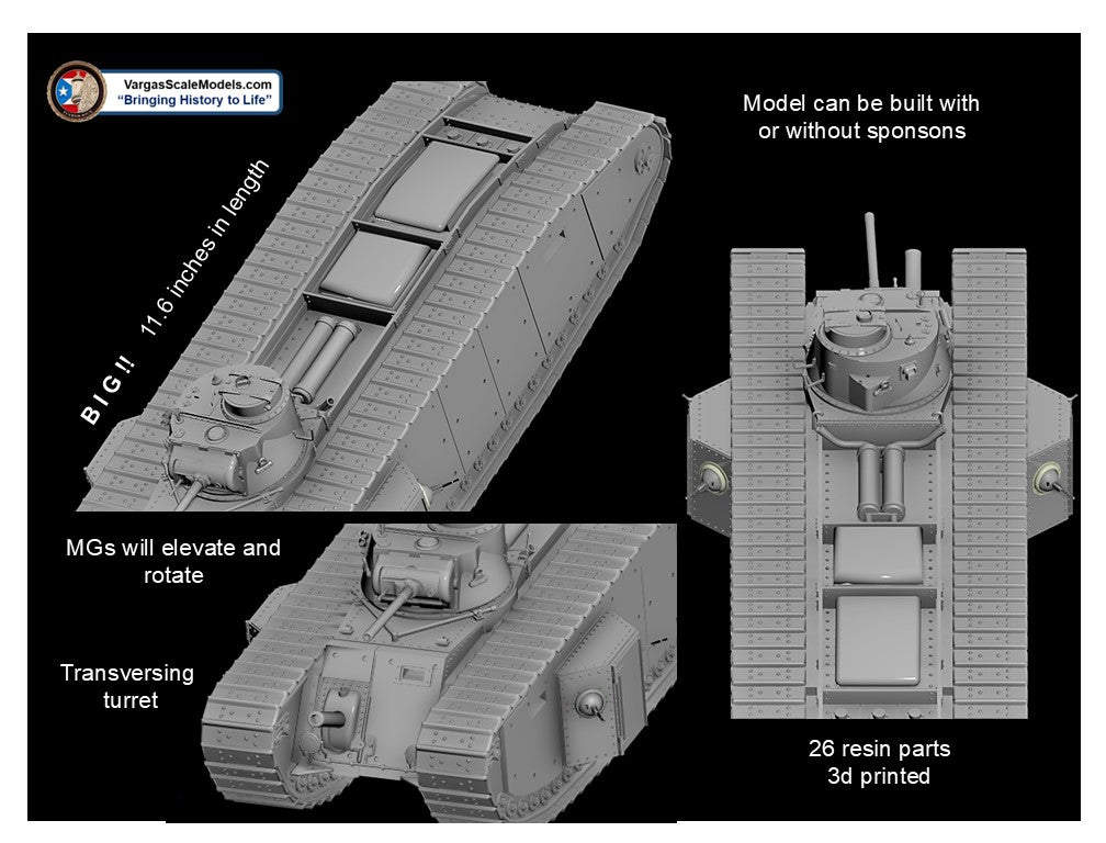 1/35 T.O.G. No-1 (A12 Turret) UK 1940