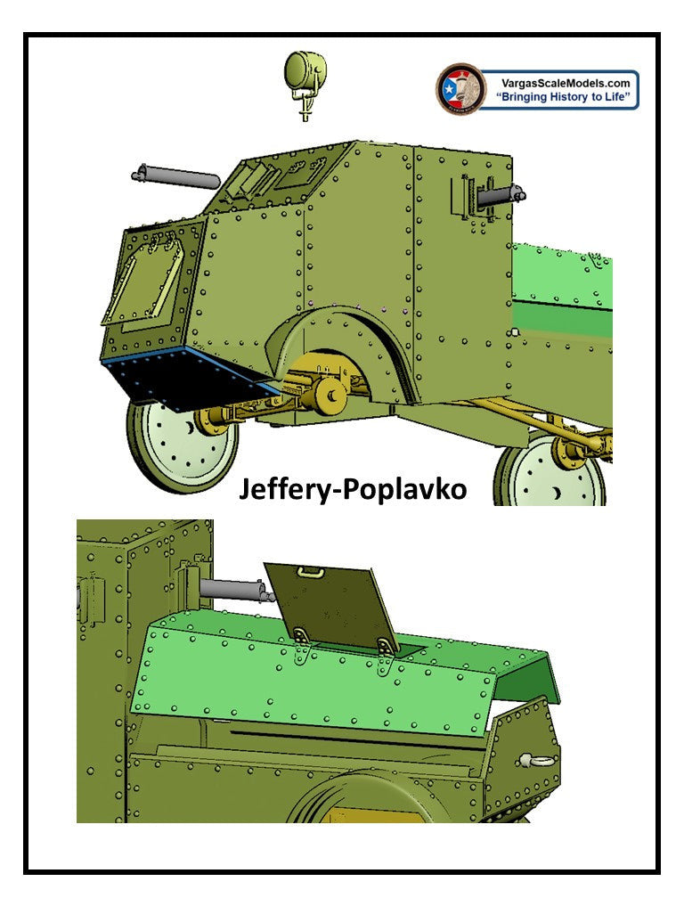 1/35 Jeffery-Poplavko Russian Armored Car 1915
