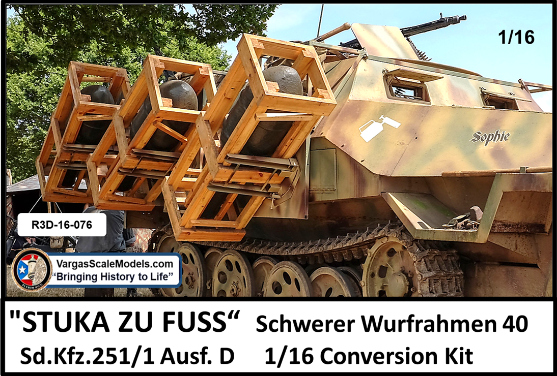 1/16 "Stuka Zu Fuss" Conversion kit for Trumpeter/Das Werk Sdkf 251 kits