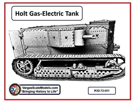 1/72 WW1 Holt gas-electric Tank