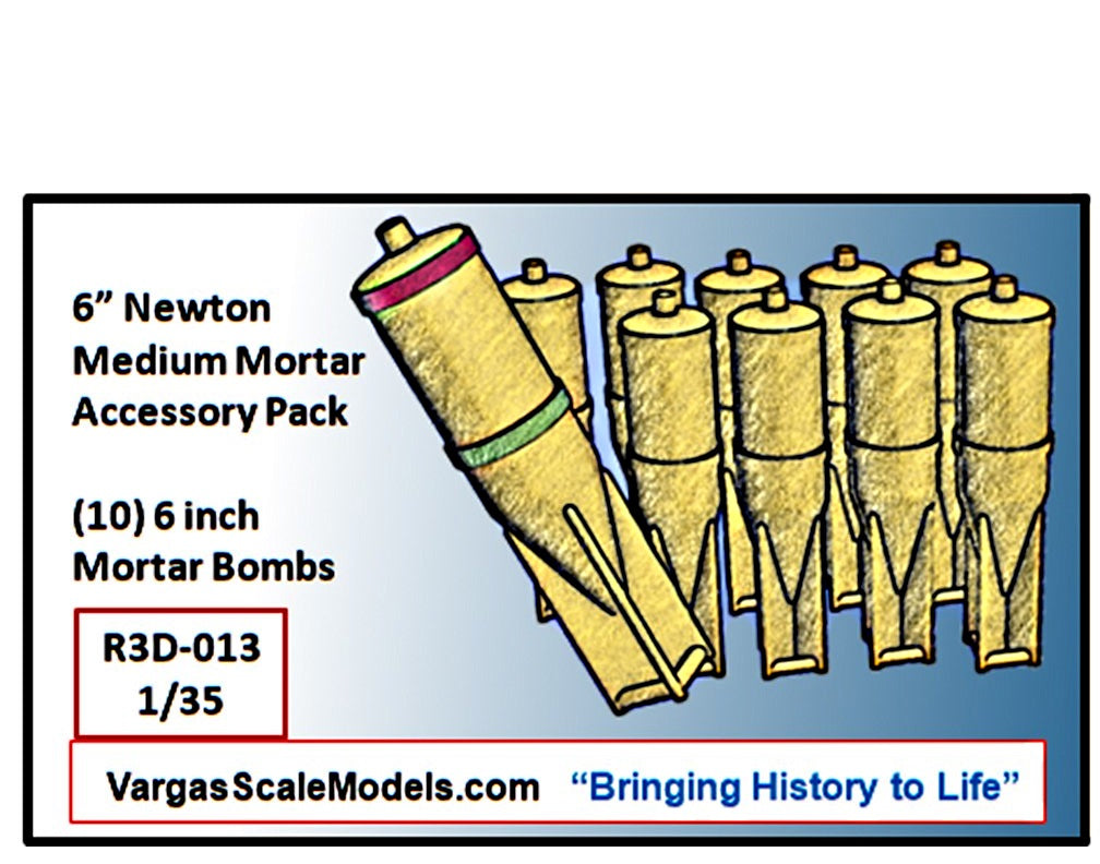 1/35 WW1 British 6 inch Newton Trench Mortar