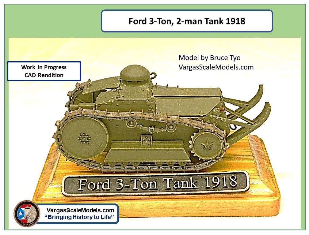 1/35 Ford M1918 3-ton, 2 man tank WW1