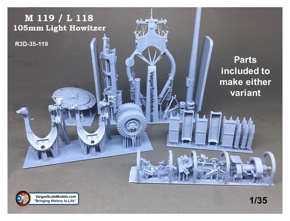 1/35 M 119 / L 118  US / British  105mm Light Towed Howitzer