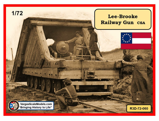 1/72 Lee-Brook railway gun CSA 1862