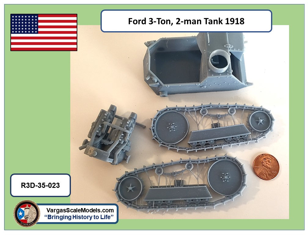 1/35 Ford M1918 3-ton, 2 man tank WW1