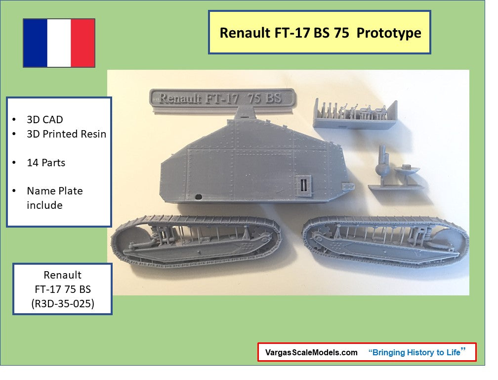 1/35 Renault FT17 75 B-Schneider 1917