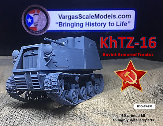 1/35 KhTZ-16 Russian improvised armored tractor