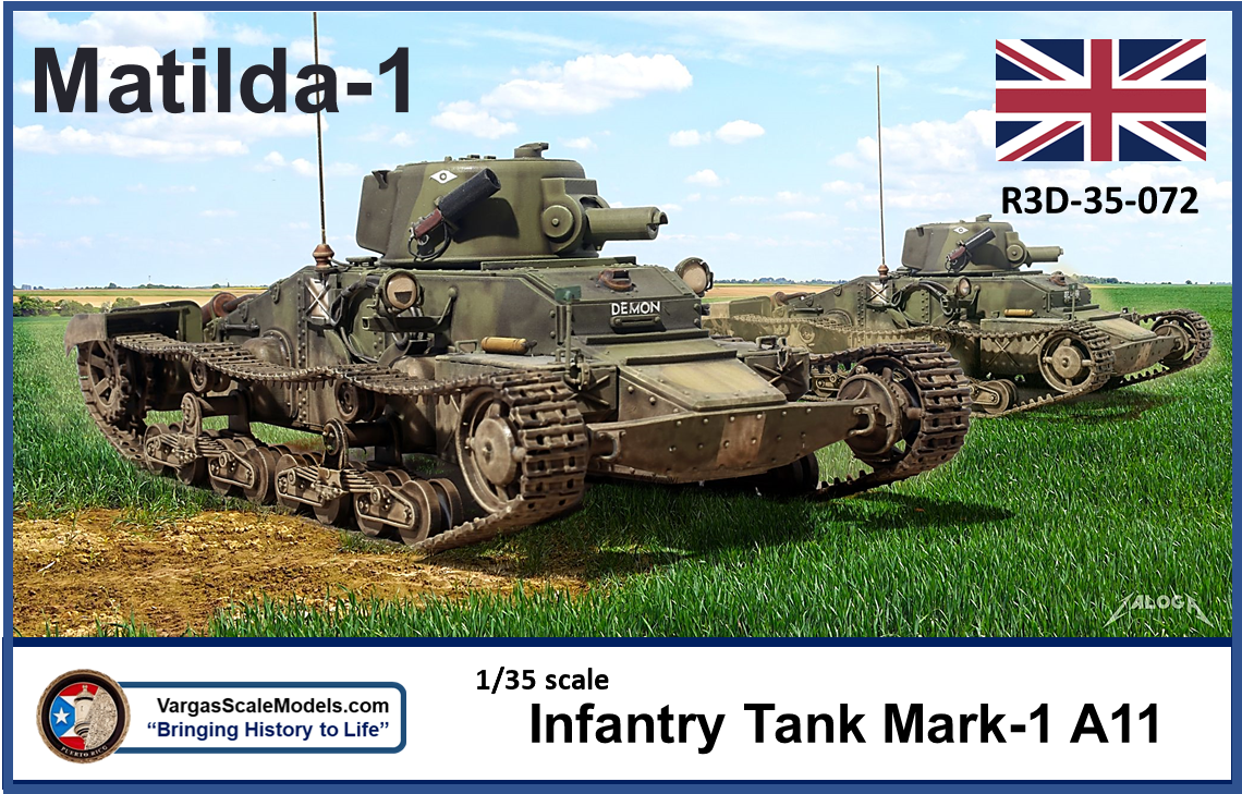 1/35 Matilda-1 A11 Infantry Tank