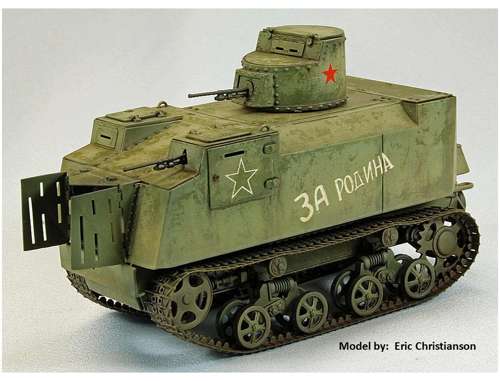 1/35 Odessa NI Russian improvised armored tractor
