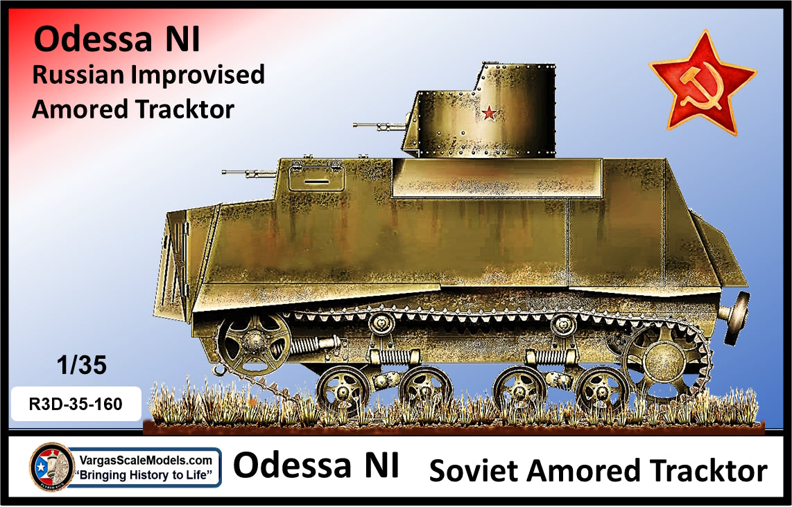 1/35 Odessa NI Russian improvised armored tractor