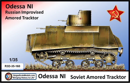1/35 Odessa NI Russian improvised armored tractor