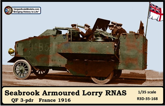 1/35 Seabrok Armoured Lorry QF 3-pdr France 1916