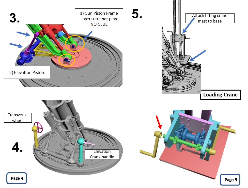 1/35 WW1  38cm sehr schwere Minenwerfer German heavy Trench Mortar