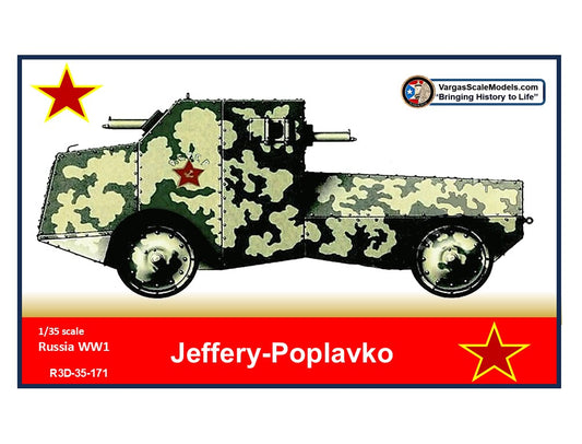 1/35 Jeffery-Poplavko Russian Armored Car 1915
