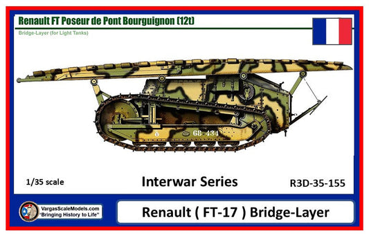 1/35 Renault FT-17 Light Bridge Carrier