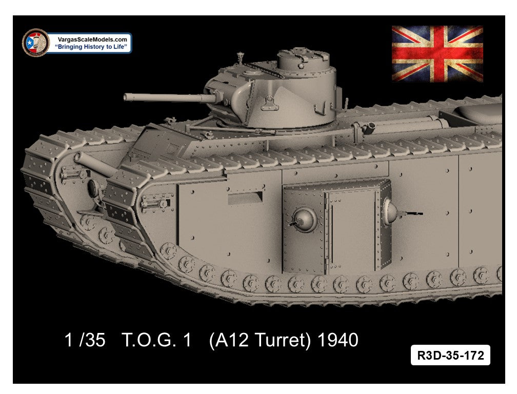1/35 T.O.G. No-1 (A12 Turret) UK 1940