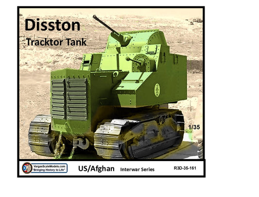 1/35 Disston Tractor Tank US/Afghan/China Interwar