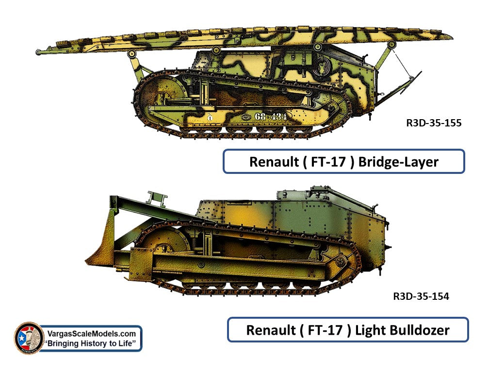 1/35 Renault FT-17 Light Bridge Carrier