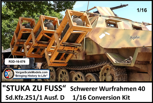 1/16 "Stuka Zu Fuss" Conversion kit for Trumpeter/Das Werk Sdkf 251 kits