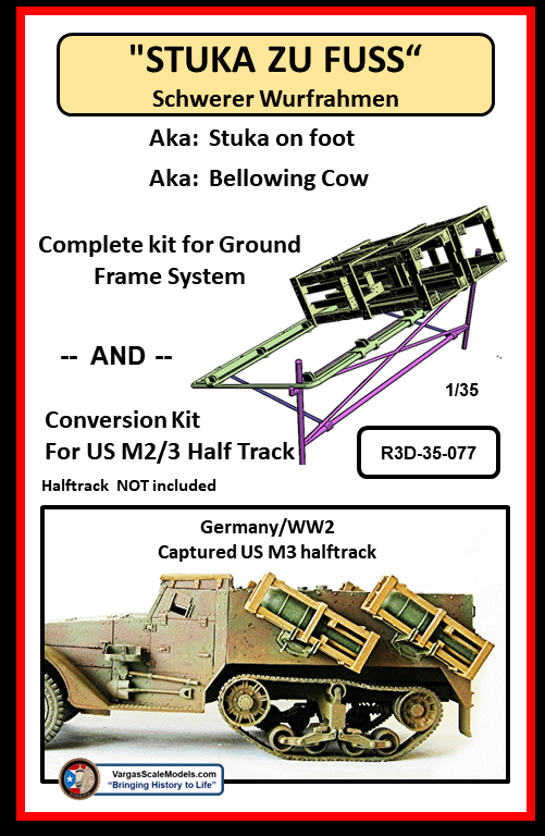1/35 Stuka Zu Fuss Schwerer Wurfrahmen German Rocket Sys 2-1 kit
