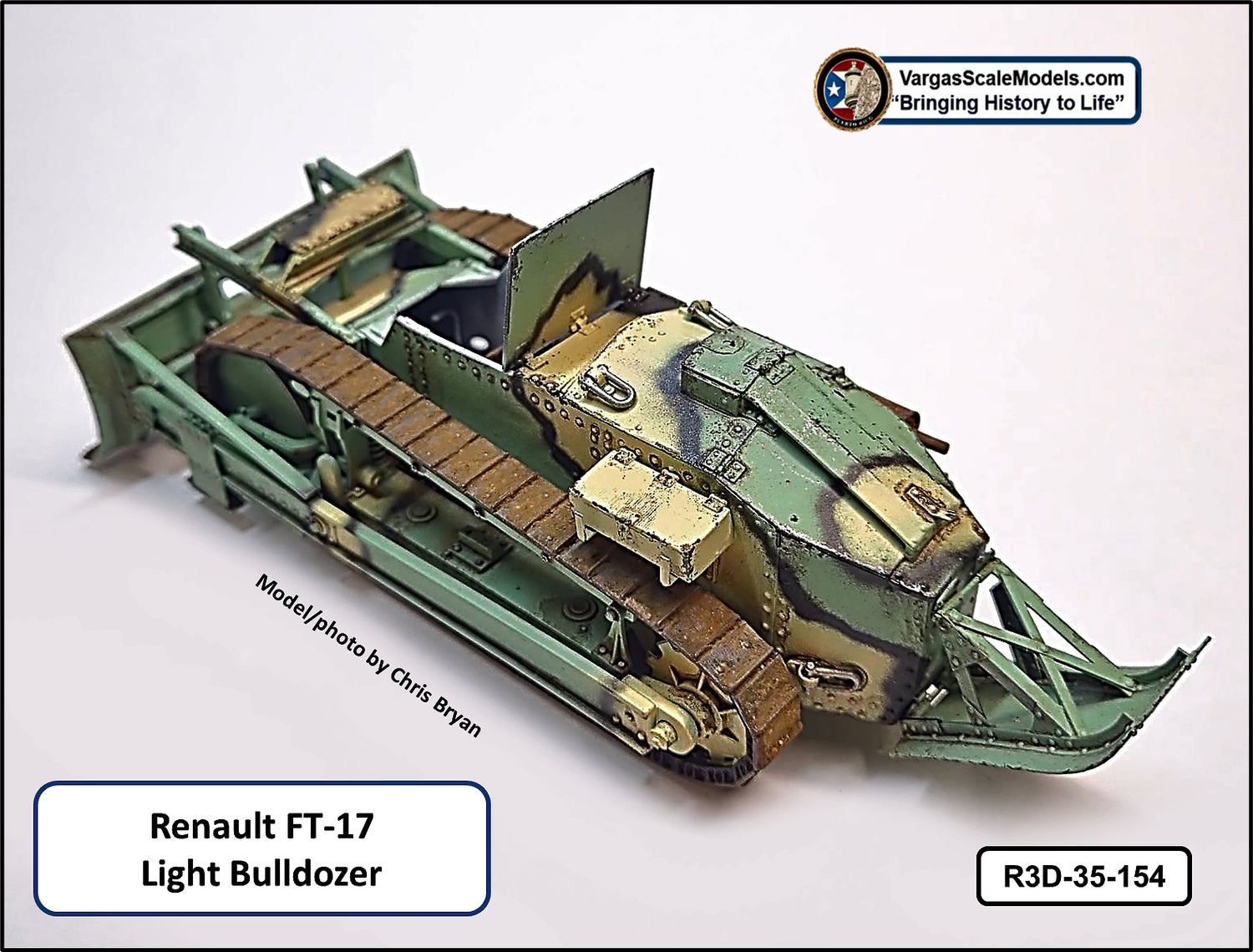 Renault FT-17 tank with trailer (1929-1945), DES Kit 35121 (200 Renault FT-17 tank with trailer (1929-1945), DES Kit 35121 (200