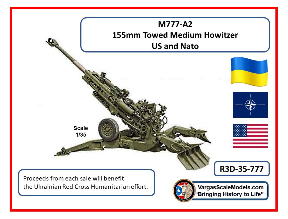 1/35  M777-A2  155mm Medium Towed Howitzer