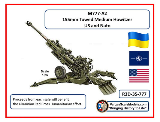 1/35  M777-A2  155mm Medium Towed Howitzer