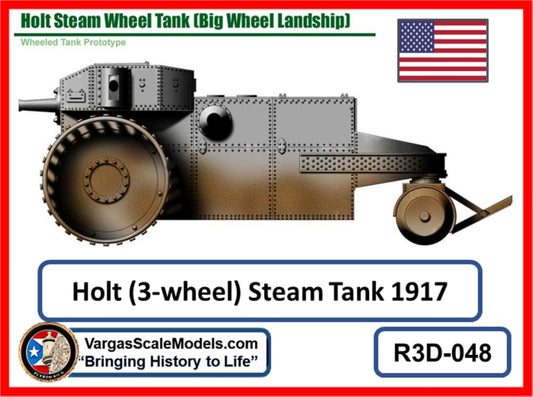 1/35 WW1 Holt 3-wheel Steam Tank