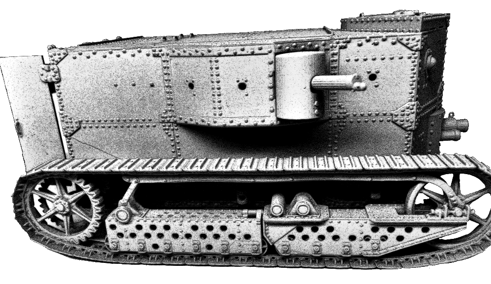 1/72 WW1 Holt gas-electric Tank