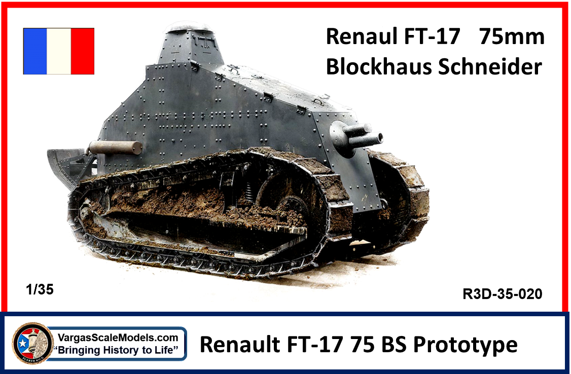 1/35 Renault FT17 75 B-Schneider 1917
