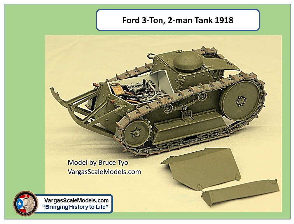 1/35 Ford M1918 3-ton, 2 man tank WW1