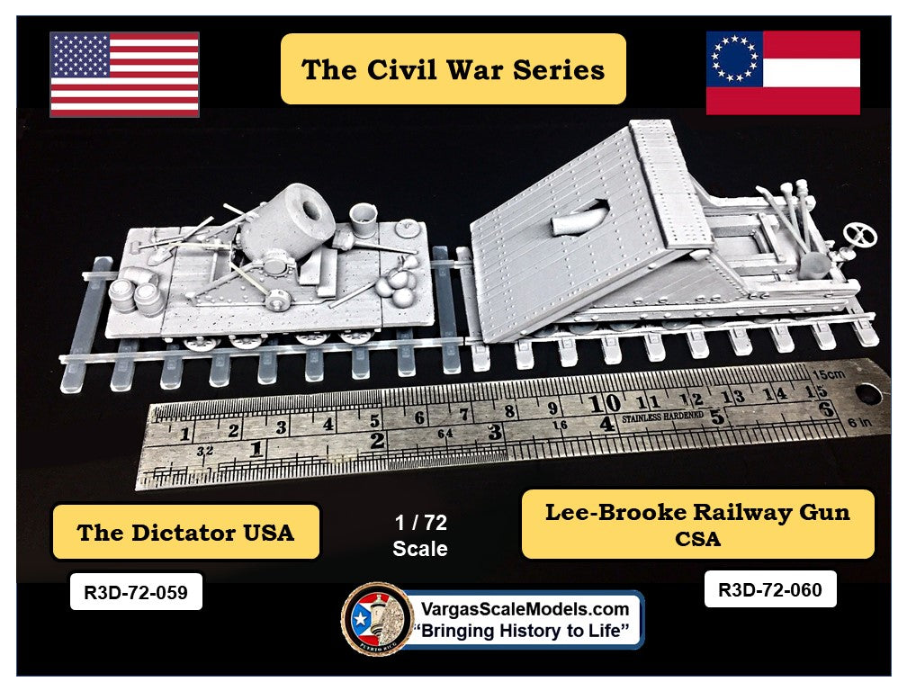 1/35 Lee-Brook railway gun CSA 1862