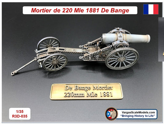 1/35 WW1 French 220 mm DeBange Mle 1881Mortar
