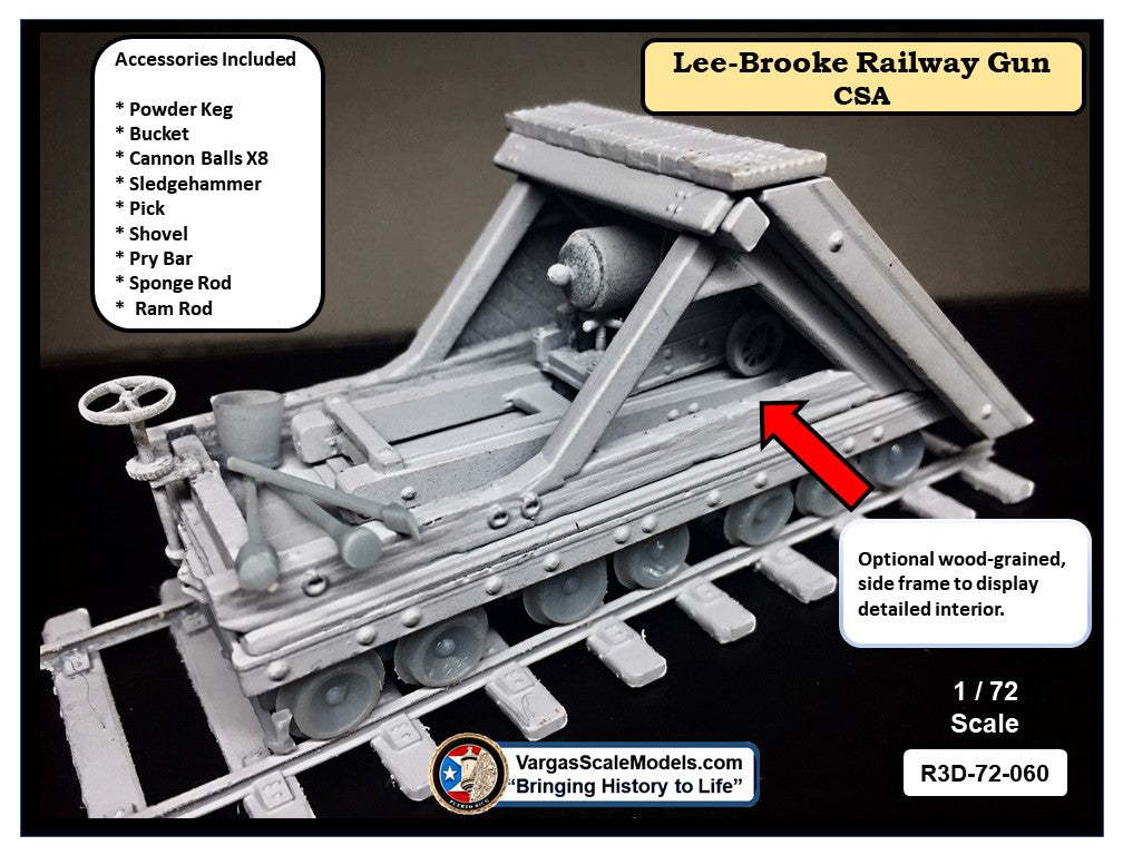 1/35 Lee-Brook railway gun CSA 1862