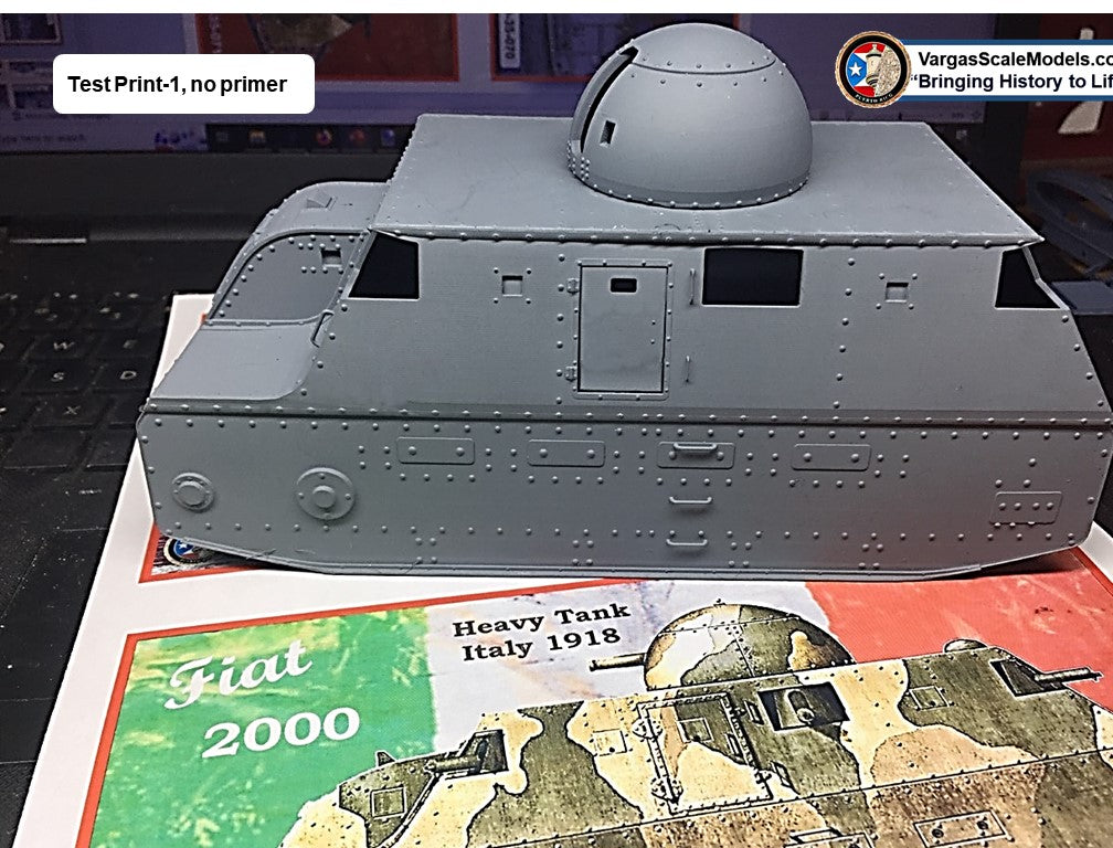 1/35 Fiat 2000  Heavy Tank Italy WW1