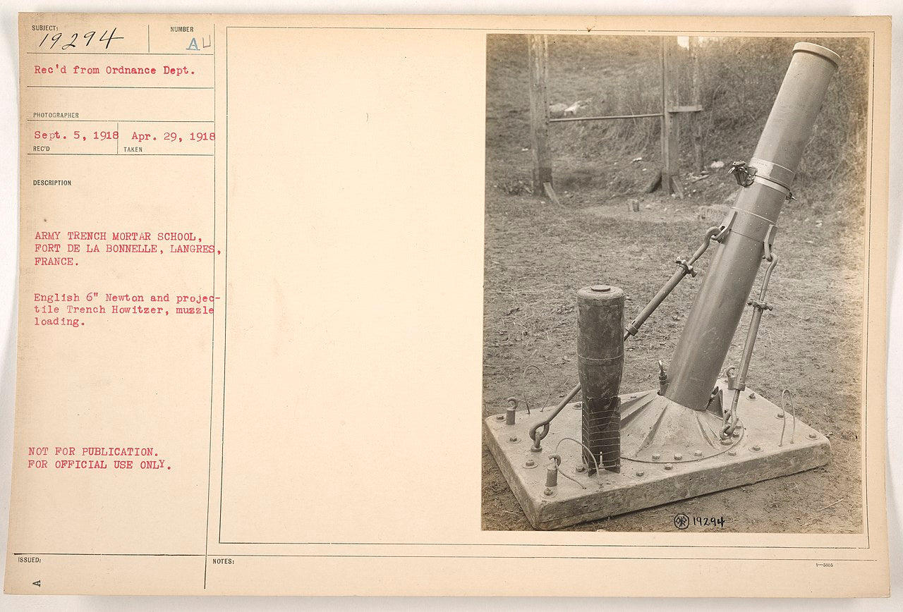 1/35 WW1 British 6 inch Newton Trench Mortar